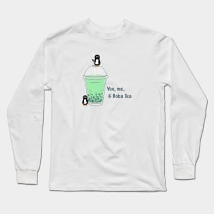 Green boba Long Sleeve T-Shirt